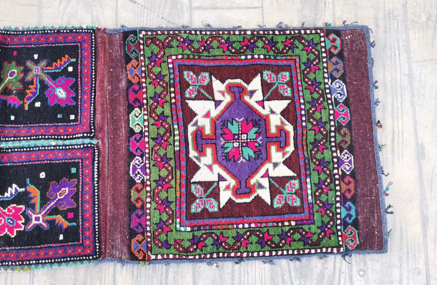 OSMANLI DÖNEMİ BERGAMA YÖRESİ ÇİFTE HEYBE