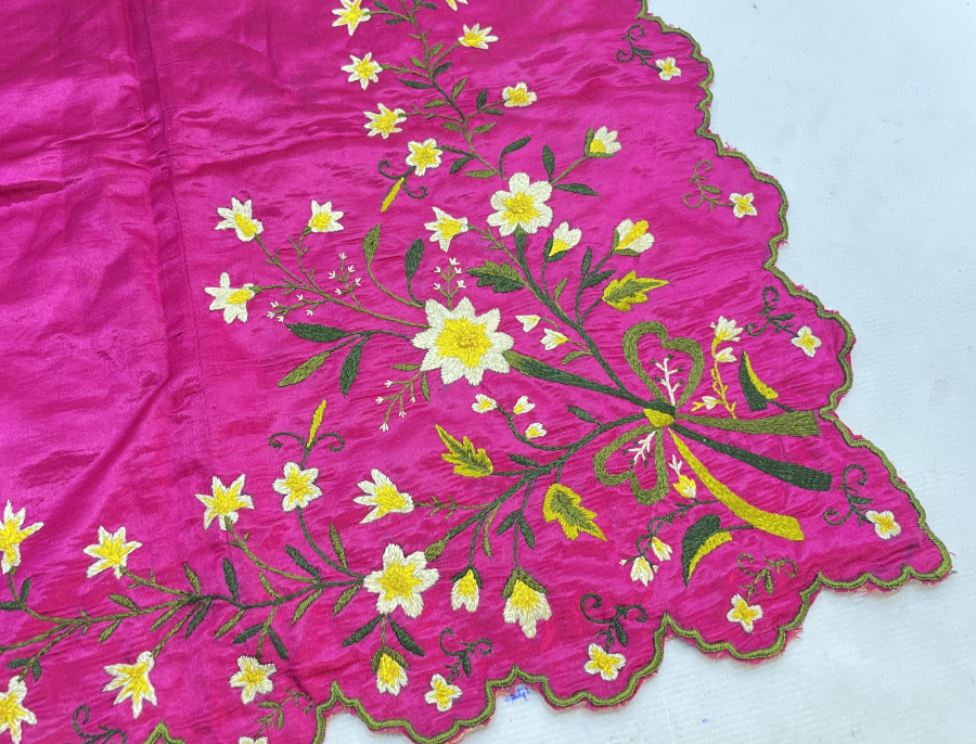 OSMANLI DÖNEMİ ÇOK NADİR İPEK NALIN BOHÇASI