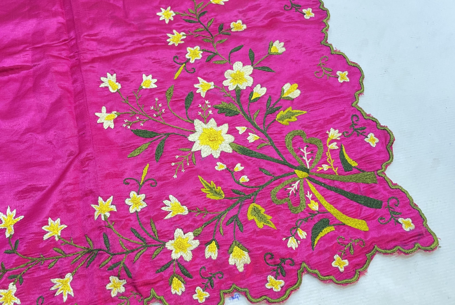 OSMANLI DÖNEMİ ÇOK NADİR İPEK NALIN BOHÇASI