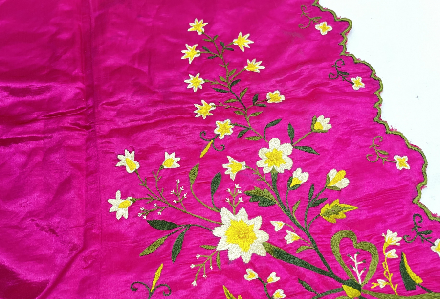 OSMANLI DÖNEMİ ÇOK NADİR İPEK NALIN BOHÇASI