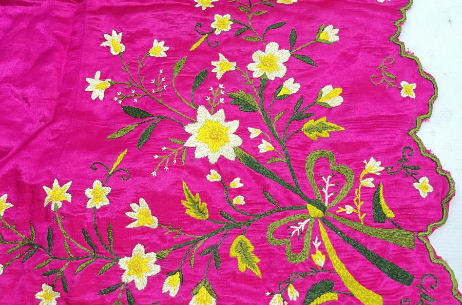 OSMANLI DÖNEMİ ÇOK NADİR İPEK NALIN BOHÇASI