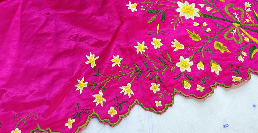 OSMANLI DÖNEMİ ÇOK NADİR İPEK NALIN BOHÇASI