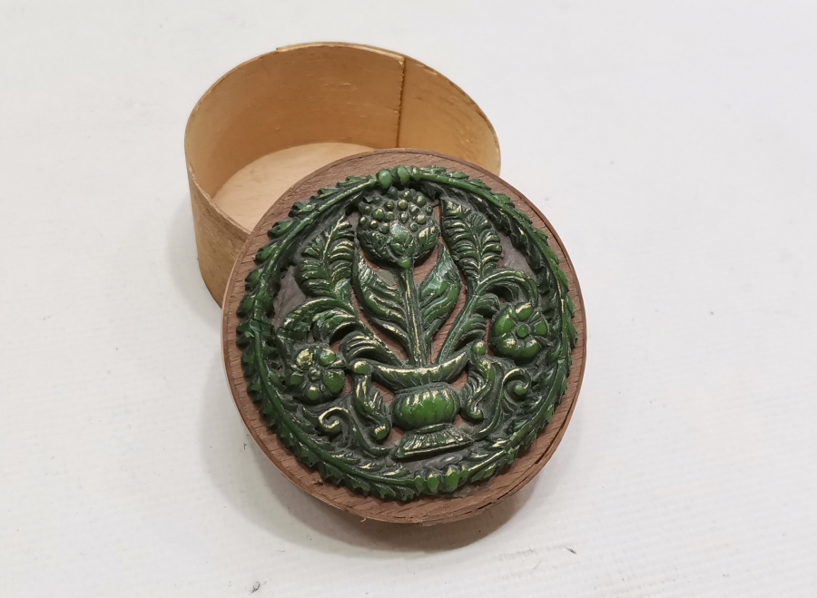 OSMANLI DÖNEMİ KABARTMA İŞÇİLİKLİ TESPİH KUTUSU