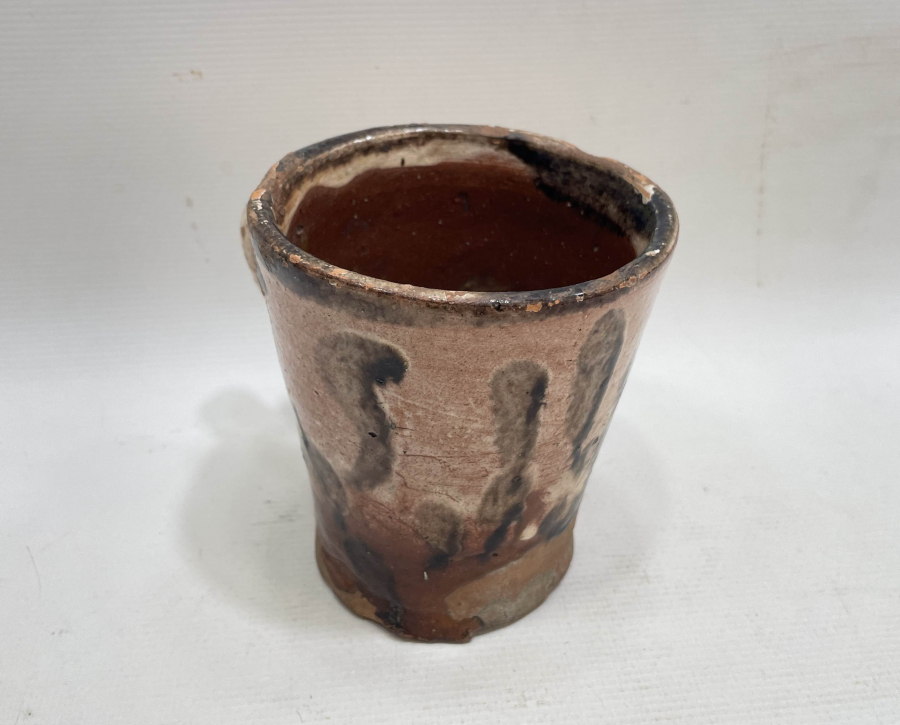 OSMANLI DÖNEMİ NADİR FORMDA ÇANAKKALE DALDIRMA - BARDAK