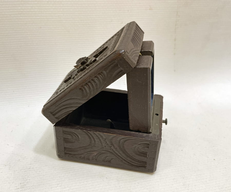 OSMANLI DÖNEMİ NADİR FORMDA TAMAMI EL YAPIMI AHŞAP SAAT KUTUSU - SAAT STANDI