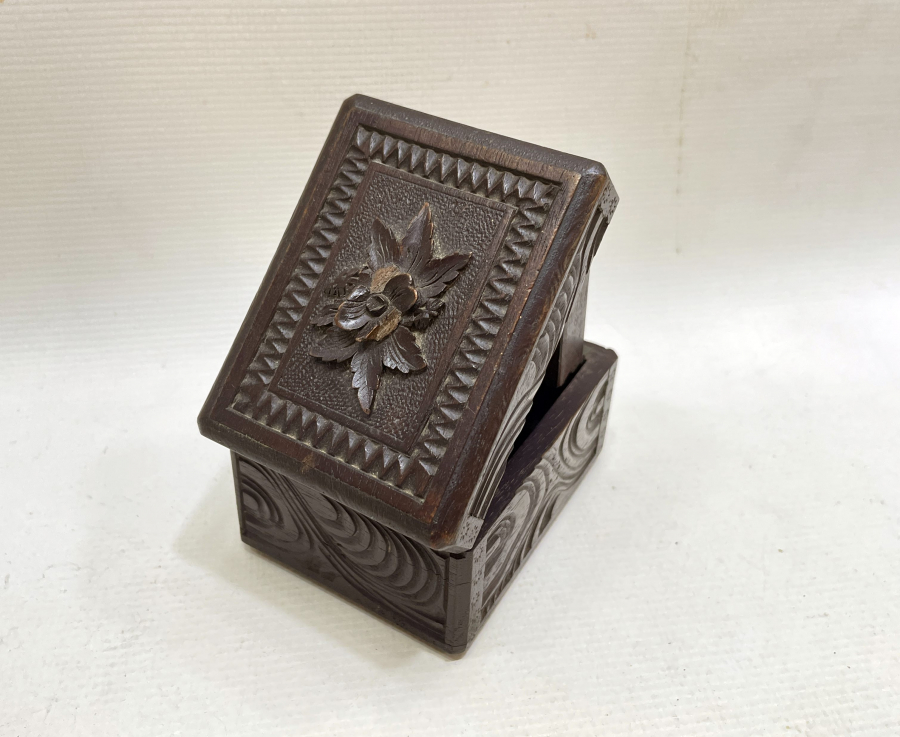 OSMANLI DÖNEMİ NADİR FORMDA TAMAMI EL YAPIMI AHŞAP SAAT KUTUSU - SAAT STANDI