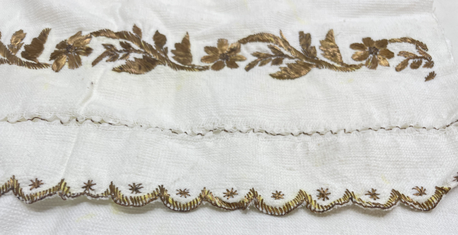 OSMANLI DÖNEMİ SIRMALI BURSA İŞİ NADİR MİNARELİ HAVLU