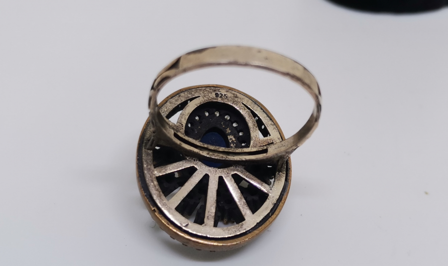 ÖZEL YAPIM GÜMÜŞ HÜRREM MODELİ YÜZÜK