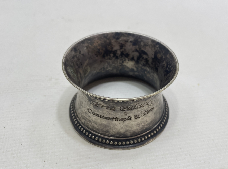 PERA PALACE OTELİNE AİT OSMANLI DÖNEMİ NADİR PEÇETELİK