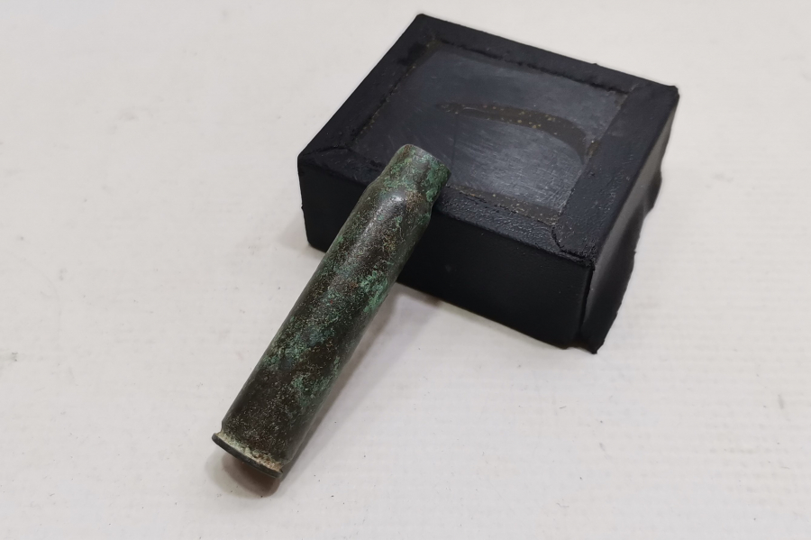 1. DÜNYA SAVAŞI DÖNEMİ ARKASI OSMANLICA YAZILI MAVZER MERMİSİ KOVANI