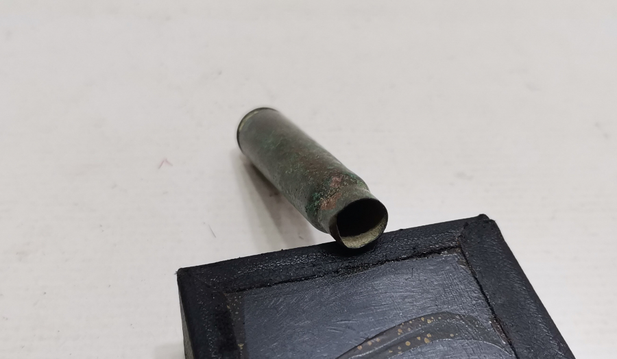 1. DÜNYA SAVAŞI DÖNEMİ ARKASI OSMANLICA YAZILI MAVZER MERMİSİ KOVANI