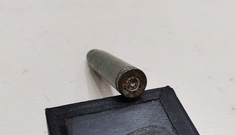 1. DÜNYA SAVAŞI DÖNEMİ ARKASI OSMANLICA YAZILI MAVZER MERMİSİ KOVANI