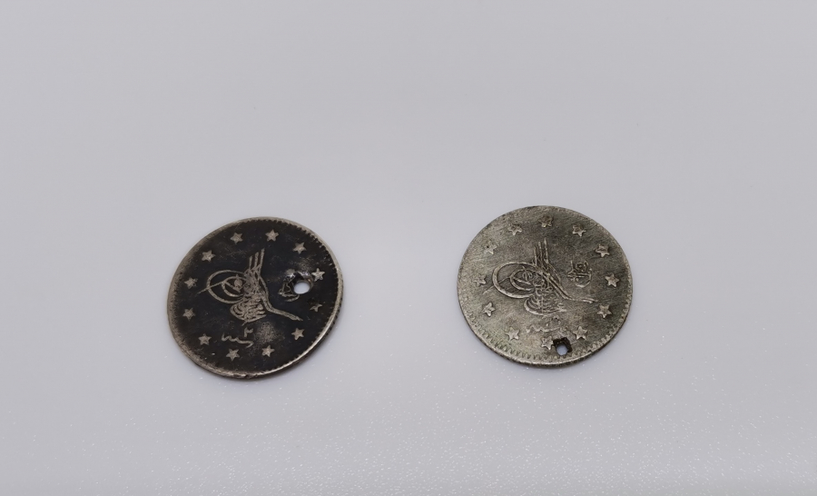 ABDÜLHAMİD VE MEHMED REŞAD HAN DÖNEMİ GÜMÜŞ 1 KURUŞ TAKIMI