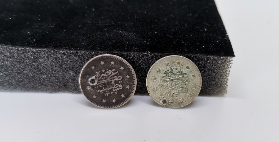 ABDÜLHAMİD VE MEHMED REŞAD HAN DÖNEMİ GÜMÜŞ 1 KURUŞ TAKIMI