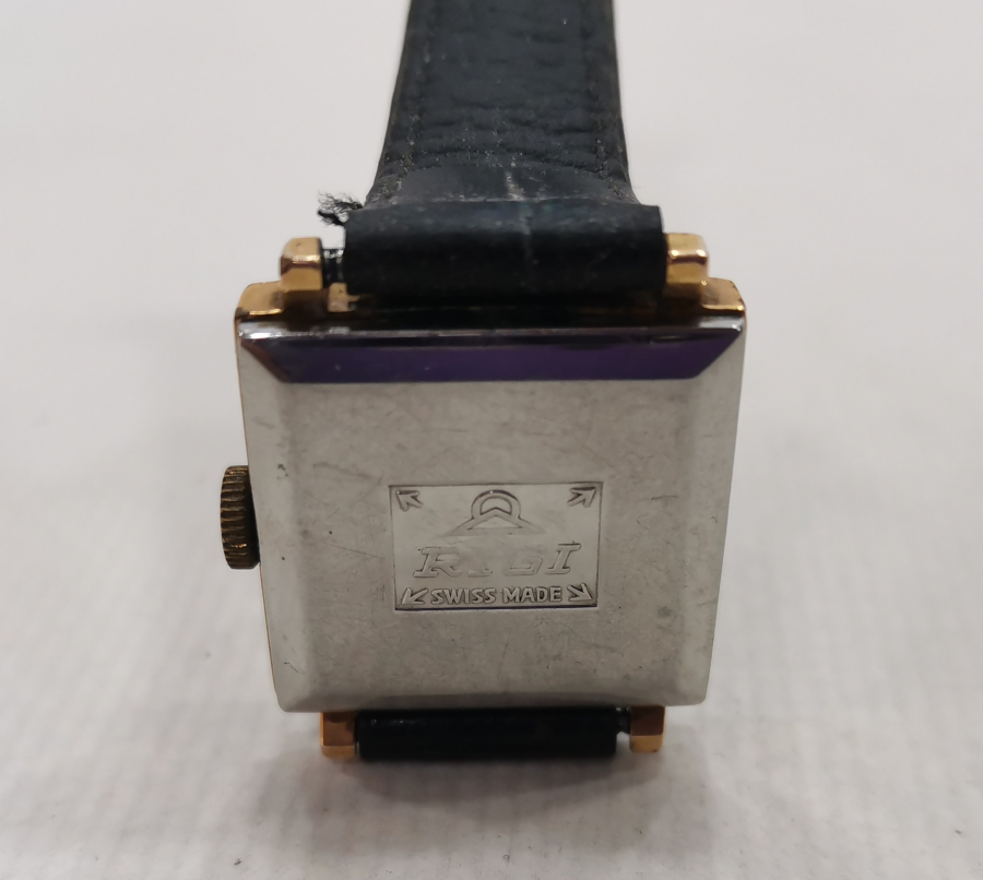 ALTIN KAPLAMA KURMALI ANTİKA KOL SAATİ