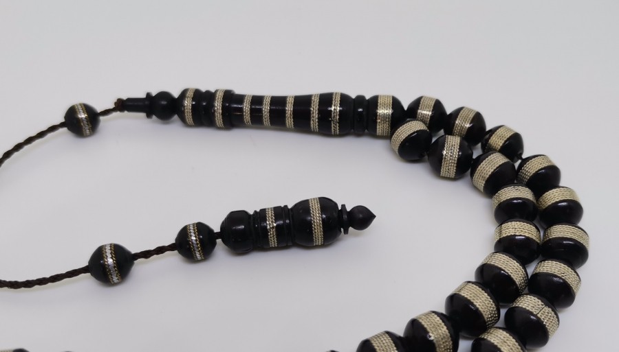 GÜMÜŞ SARMA İŞÇİLİKLİ KUKA TESPİH