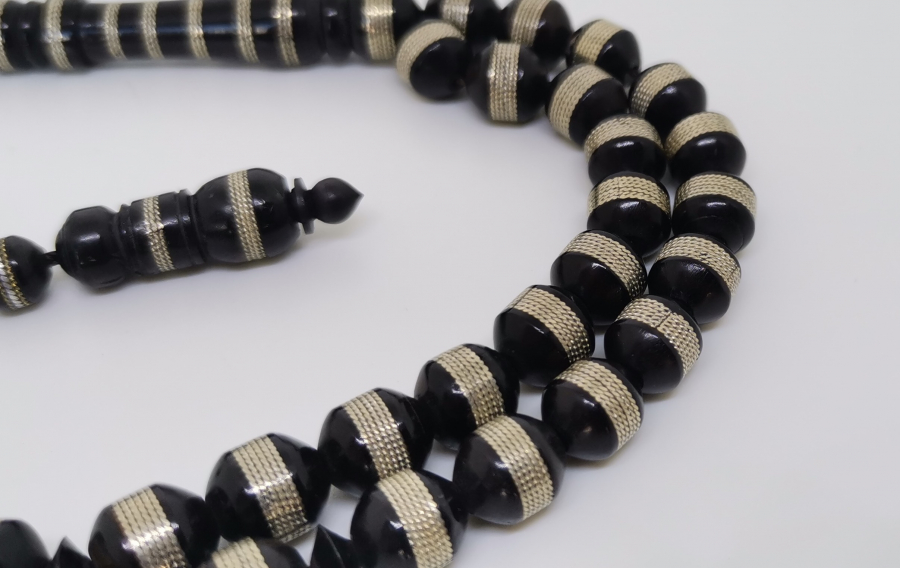 GÜMÜŞ SARMA İŞÇİLİKLİ KUKA TESPİH