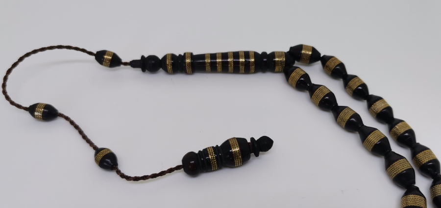 KUKA ÜZERİ PİRİNÇ SARMA İŞÇİLİKLİ TESPİH