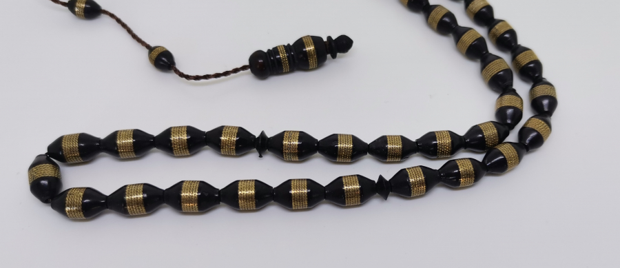 KUKA ÜZERİ PİRİNÇ SARMA İŞÇİLİKLİ TESPİH