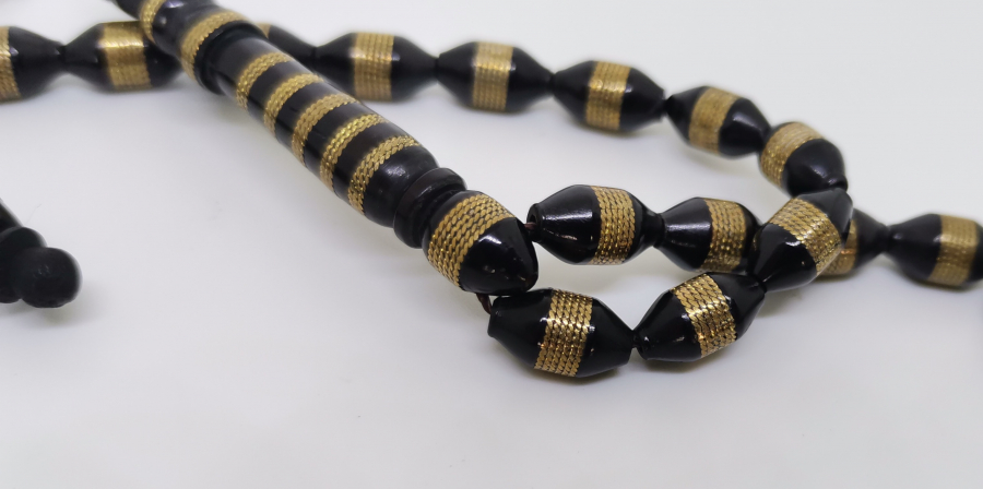 KUKA ÜZERİ PİRİNÇ SARMA İŞÇİLİKLİ TESPİH