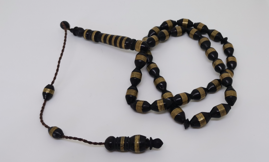 KUKA ÜZERİ PİRİNÇ SARMA İŞÇİLİKLİ TESPİH