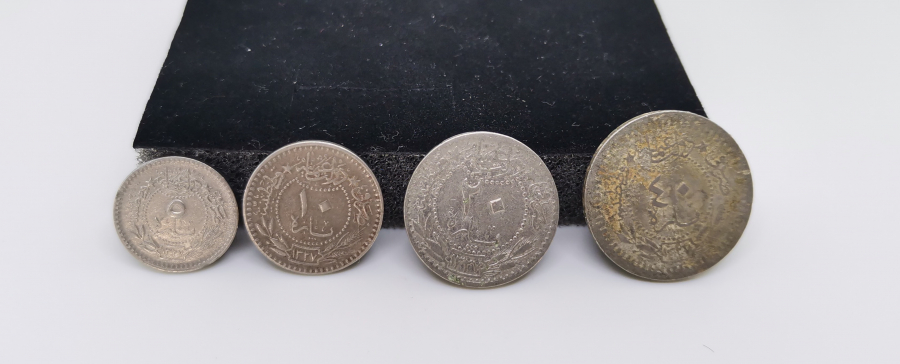 MEHMED REŞAD HAN DÖNEMİ TAM TAKIM NİKEL PARA LOTU