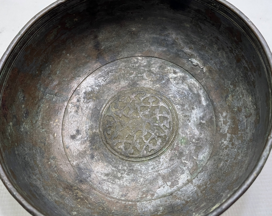 OSMANLI DÖNEMİ 1800 BAŞLARI ÇOK NADİR BRONZ TAS