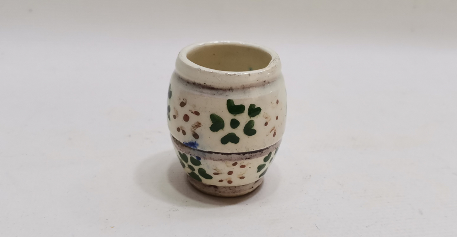 OSMANLI DÖNEMİ NADİR FORMDA KÜTAHYA HOKKA