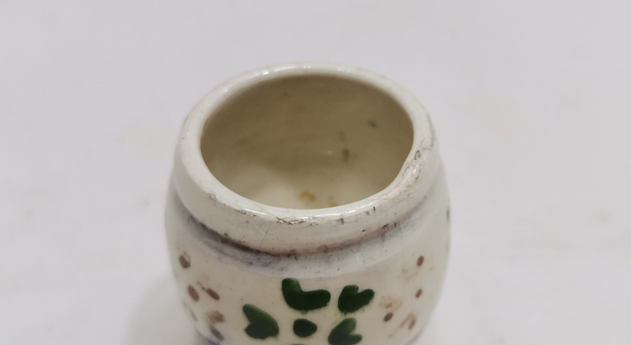 OSMANLI DÖNEMİ NADİR FORMDA KÜTAHYA HOKKA