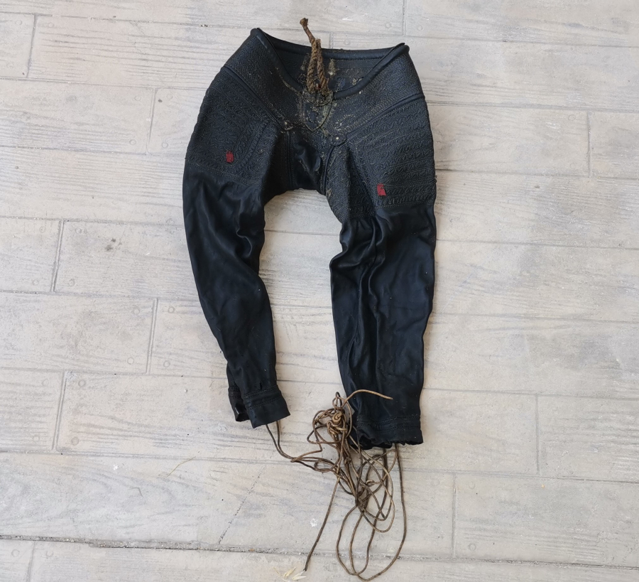 TAMAMI EL YAPIMI DERİ PEHLİVAN KISPETİ