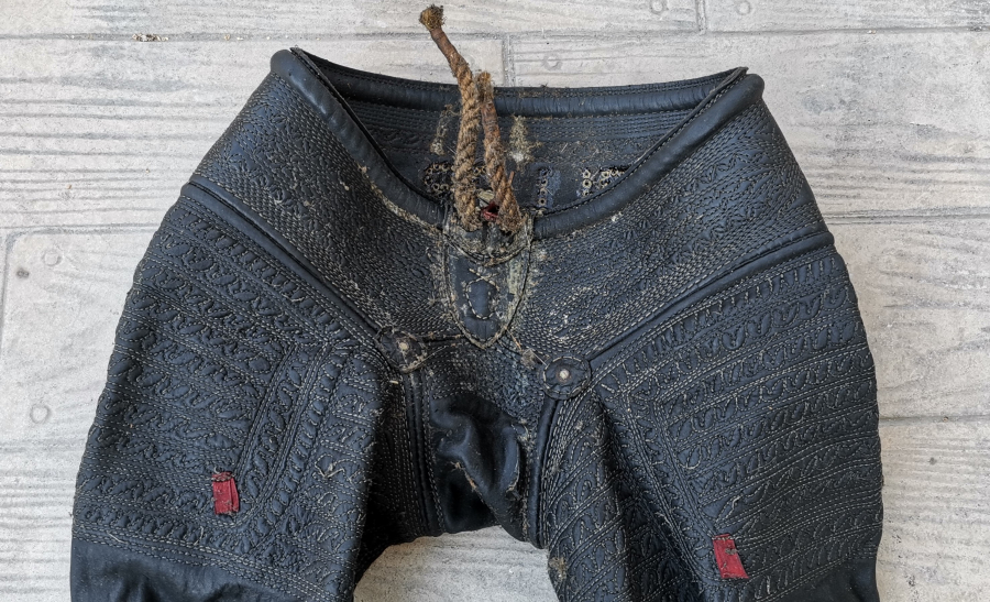 TAMAMI EL YAPIMI DERİ PEHLİVAN KISPETİ