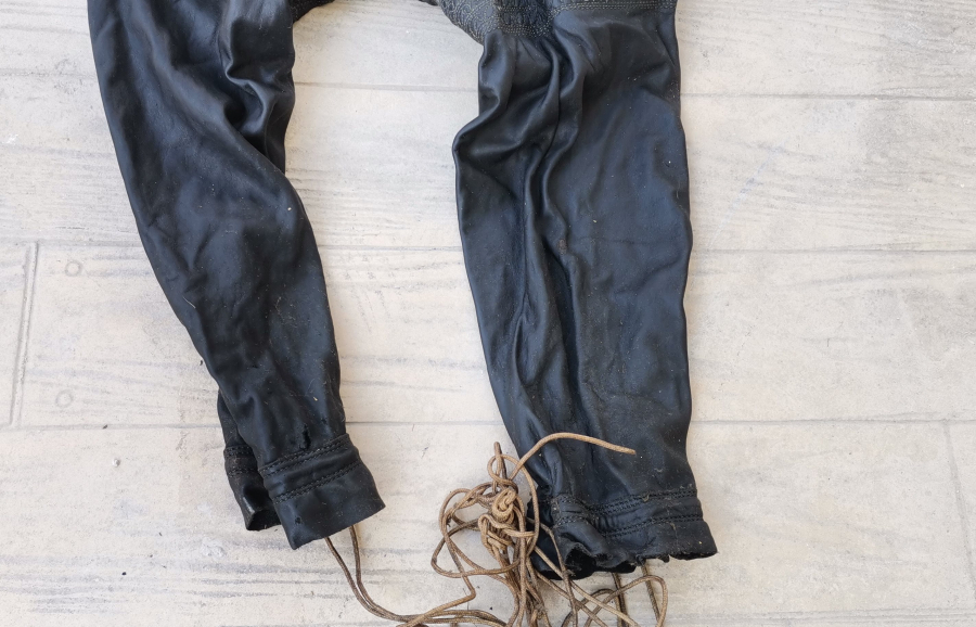 TAMAMI EL YAPIMI DERİ PEHLİVAN KISPETİ