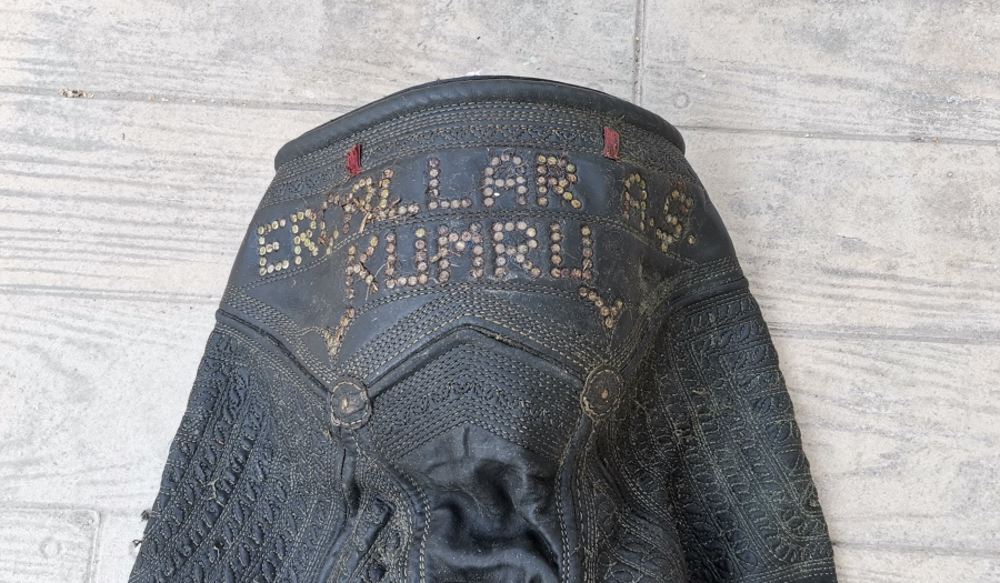 TAMAMI EL YAPIMI DERİ PEHLİVAN KISPETİ