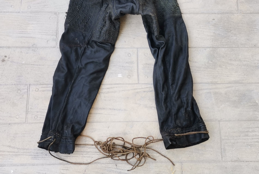 TAMAMI EL YAPIMI DERİ PEHLİVAN KISPETİ