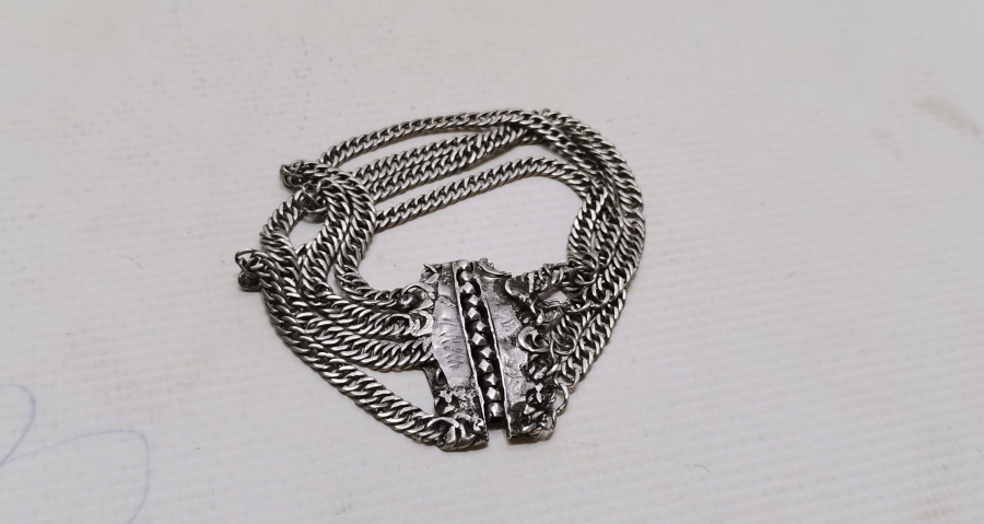 2. MAHMUD HAN TUĞRALI NADİR GÜMÜŞ BİLEKLİK