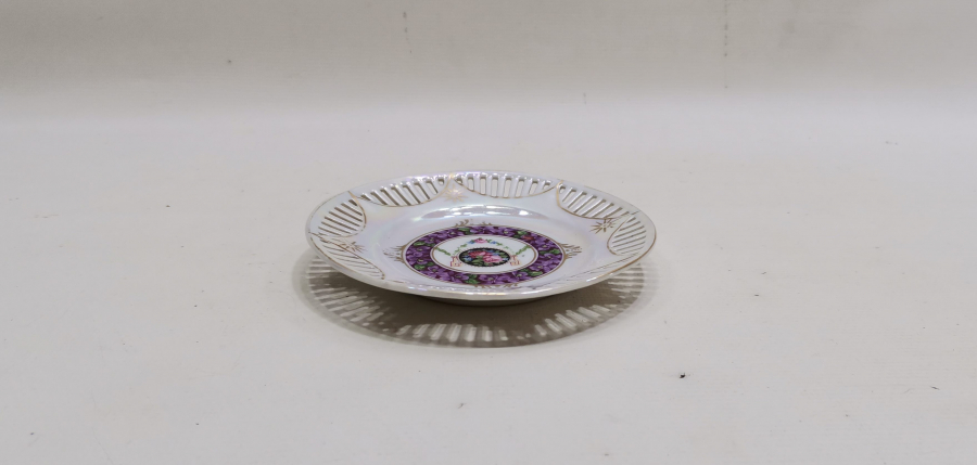 ALTIN VERMEYLİ VE EL BOYAMA PORSELEN İKRAMLIK