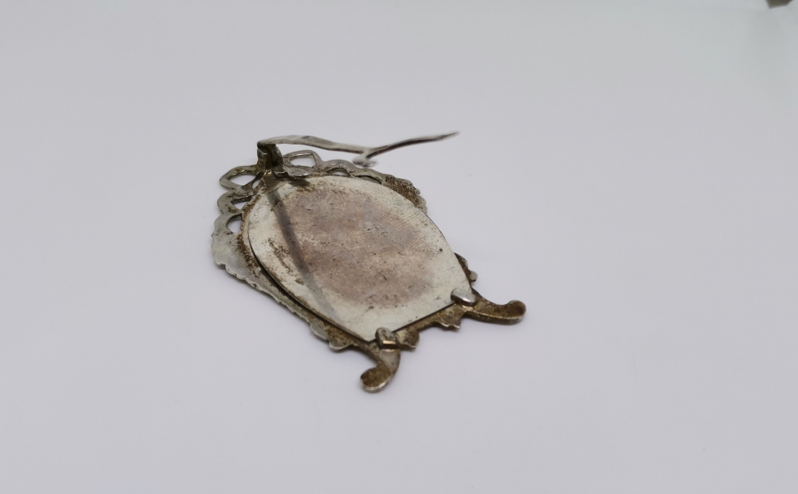 ANTİKA GÜMÜŞ FOTOĞRAF ÇERÇEVESİ