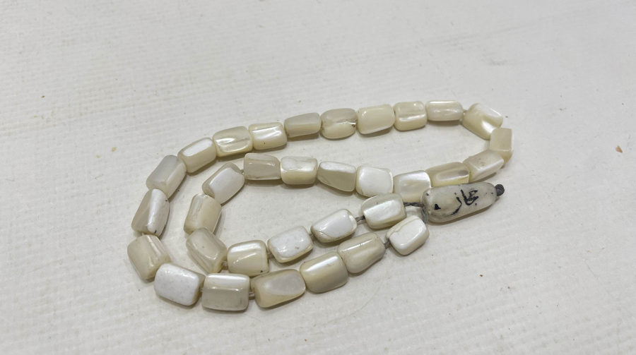 OSMANLI DÖNEMİ HİCAZ YADİGARI YAZILI NADİR SEDEF TESPİH