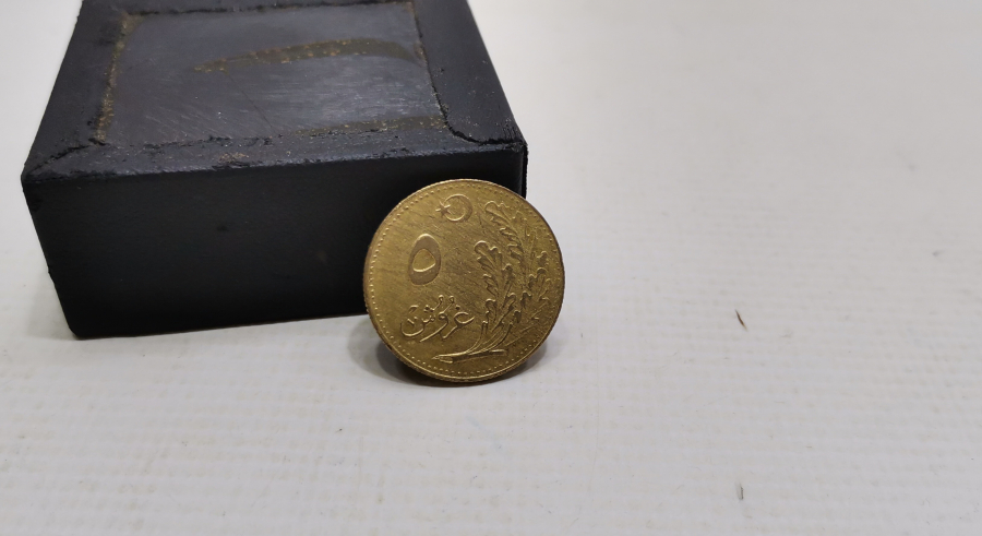 OSMANLICA YAZILI CUMHURİYETİN İLK PARALARINDAN ÇOK YÜKSEK KONDİSYONDA 1926 5 PARA