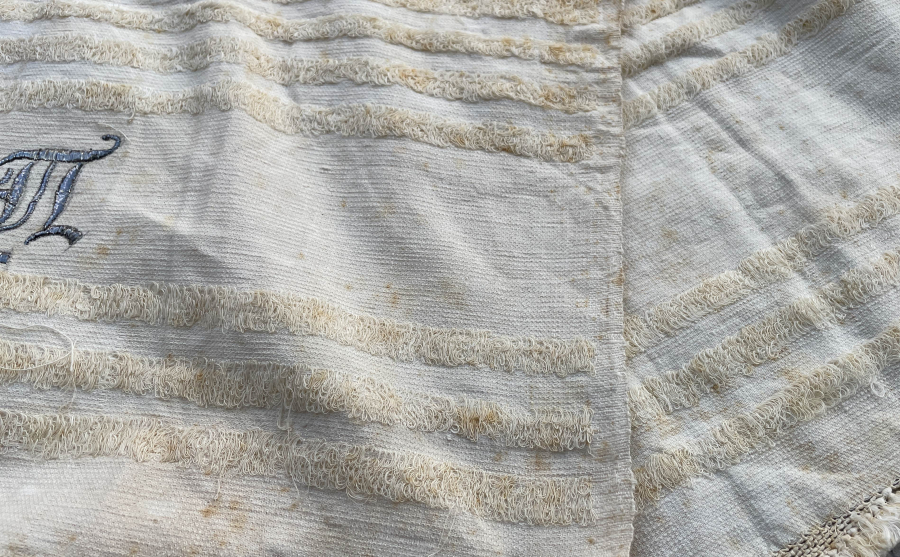 OSMANLI DÖNEMİ ÜZERİNDE RUMCA İNİSİYAL BULUNAN RUM İŞİ NADİR HAVLU