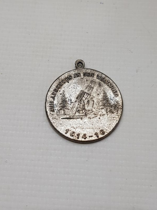 1. DÜNYA SAVAŞI 1914-1916 TARİHLİ LİDERLER TEMALI İTTİFAK MADALYA