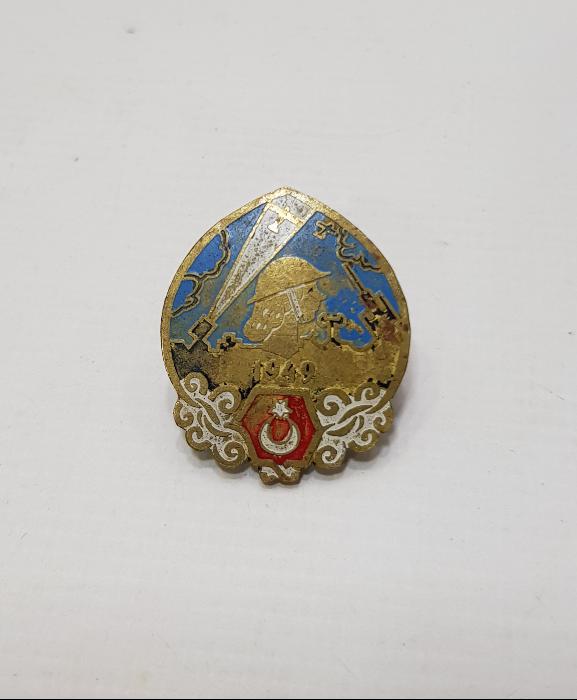 1949 TARİHLİ ÇOK NADİR ASKERİ RADAR VE UÇAKSAVAR BATARYASI ROZETİ