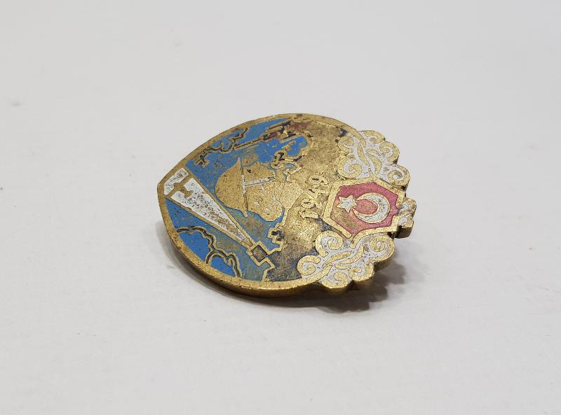 1949 TARİHLİ ÇOK NADİR ASKERİ RADAR VE UÇAKSAVAR BATARYASI ROZETİ