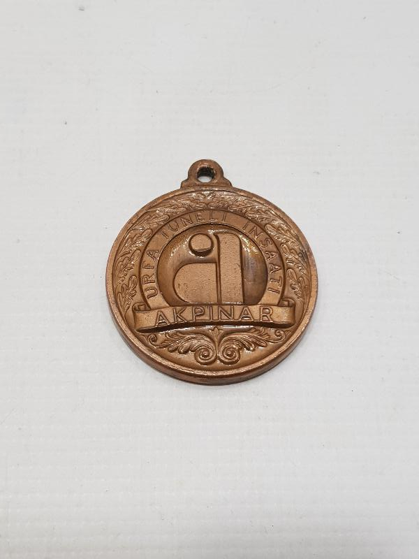 1981 URFA TÜNELİ AÇILIŞINA VERİLMİŞ MADALYON