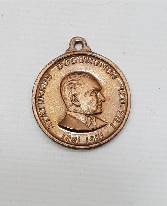 1981 URFA TÜNELİ AÇILIŞINA VERİLMİŞ MADALYON