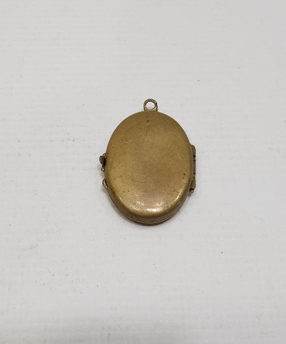 ART NOUVEAU RESİMLİK KOLYE UCU