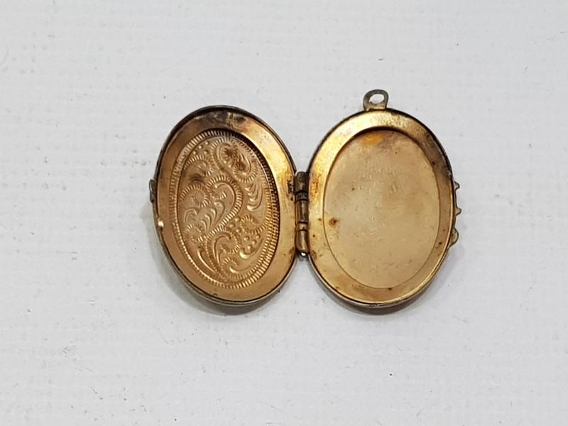 ART NOUVEAU RESİMLİK KOLYE UCU