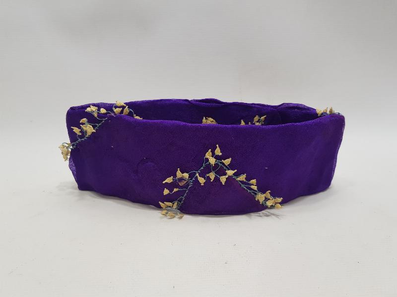 OSMANLI DÖNEMİ İĞNE OYALI İPEK KADIN ALINLIĞI