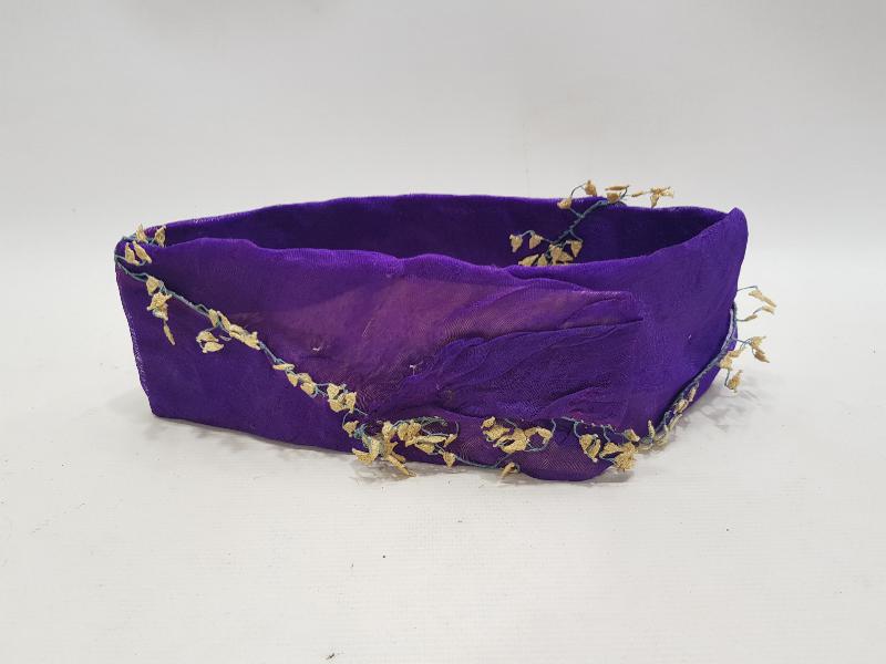 OSMANLI DÖNEMİ İĞNE OYALI İPEK KADIN ALINLIĞI