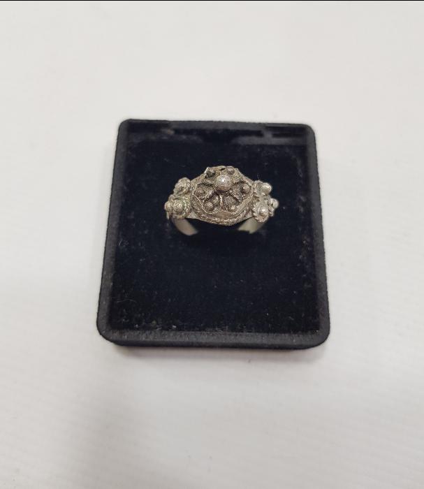 OSMANLI DÖNEMİ KUBBE FORMLU GÜMÜŞ YÜZÜK